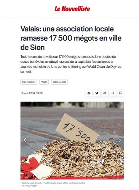 Ville de Sion, septembre 2018 - 2