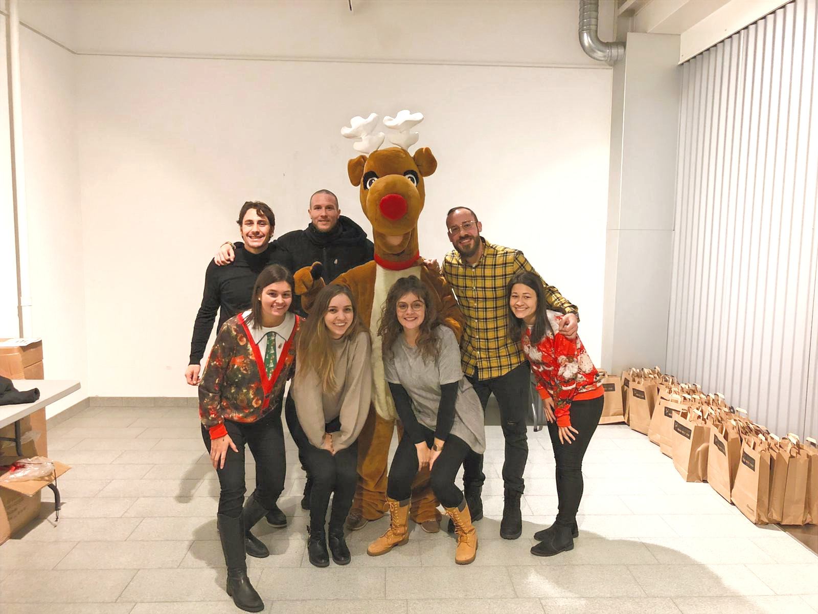 Bénévoles de l'association lors d'une action solidaire